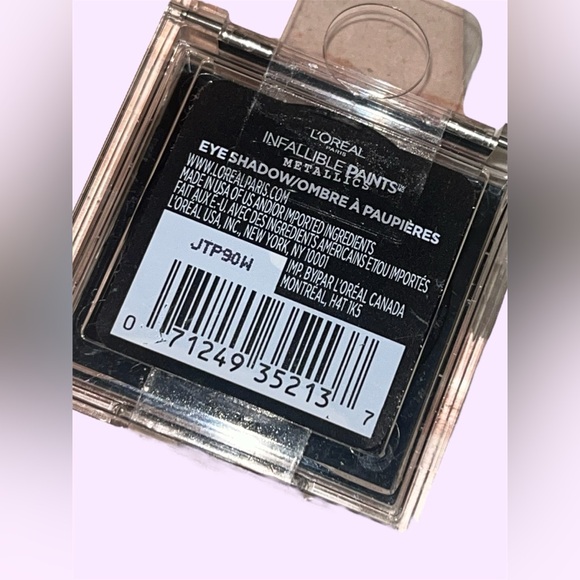 L’ORÉAL Paris Metallic infallible paint eyeshadows set! Brass knuckles and Rose - Picture 5 of 6